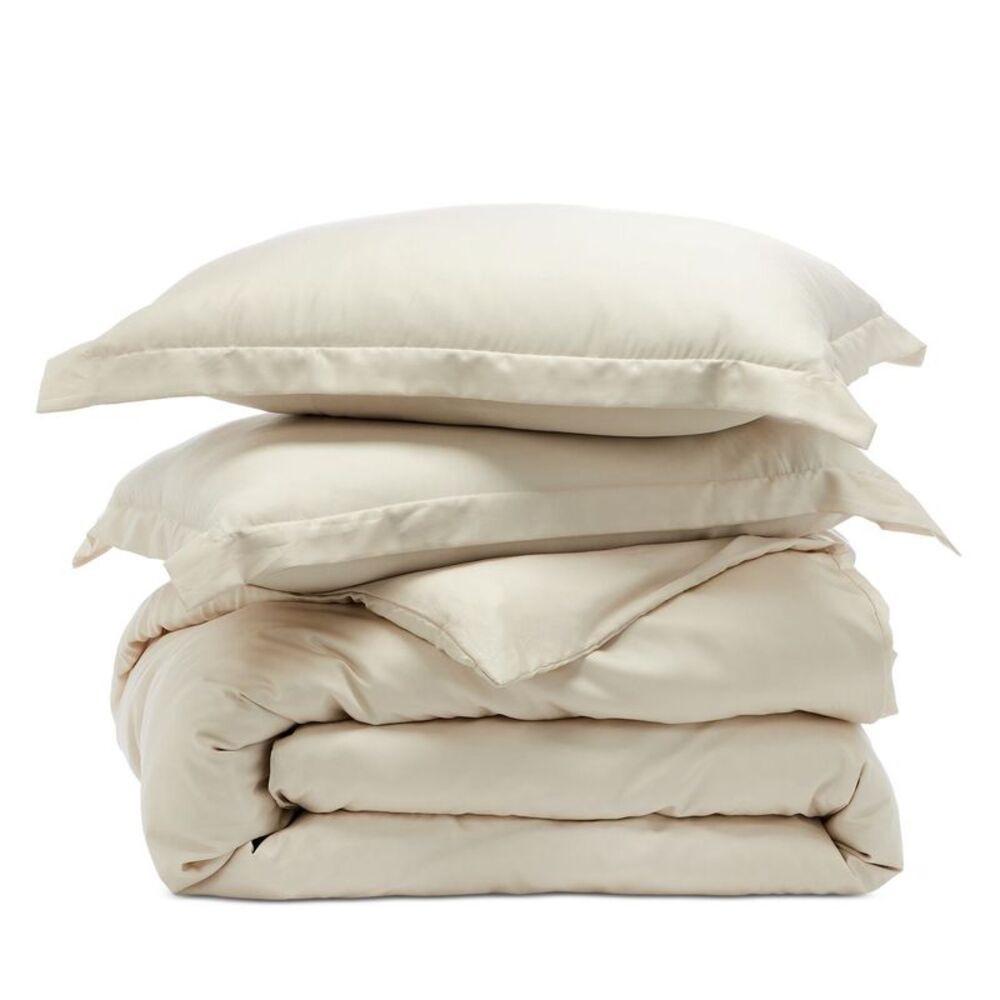 Aqua Eucalyptus Collection Full/Queen Duvet Cover Set Fog - NWT $275